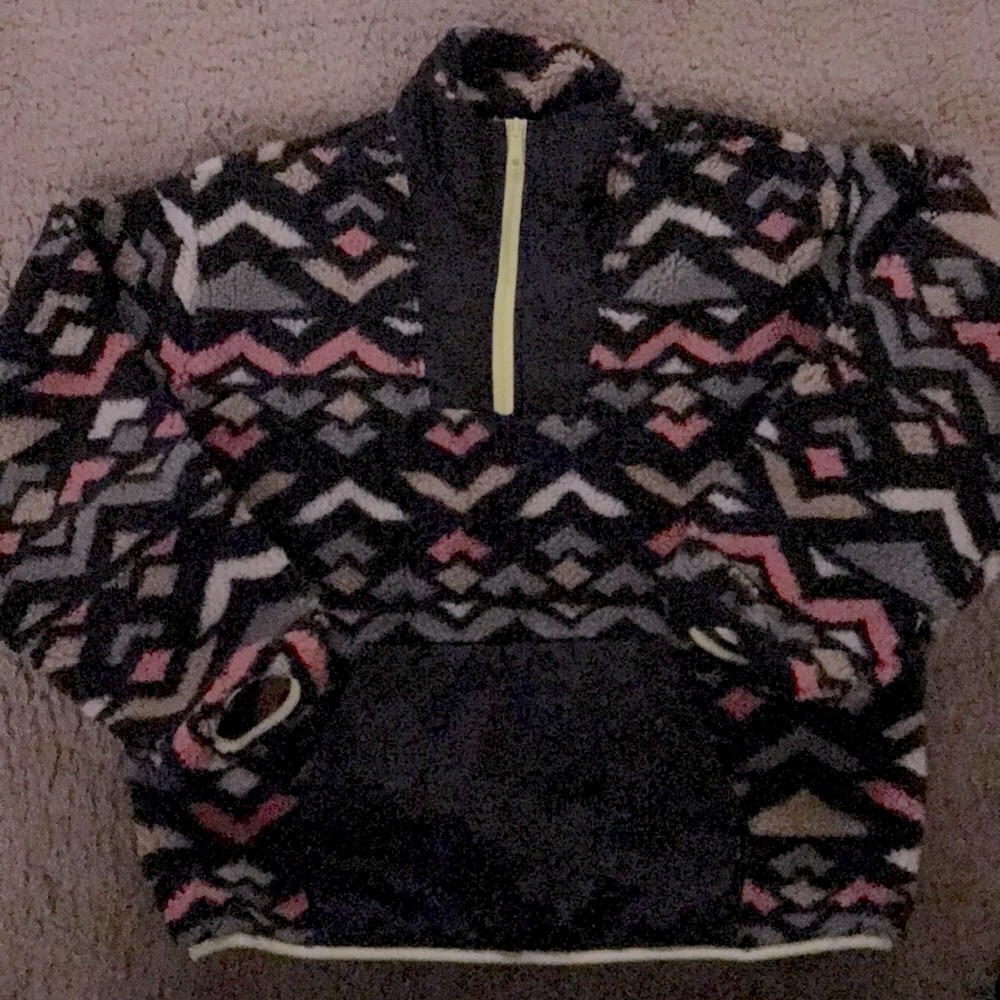 Wiggly wiggly different color lines jacket